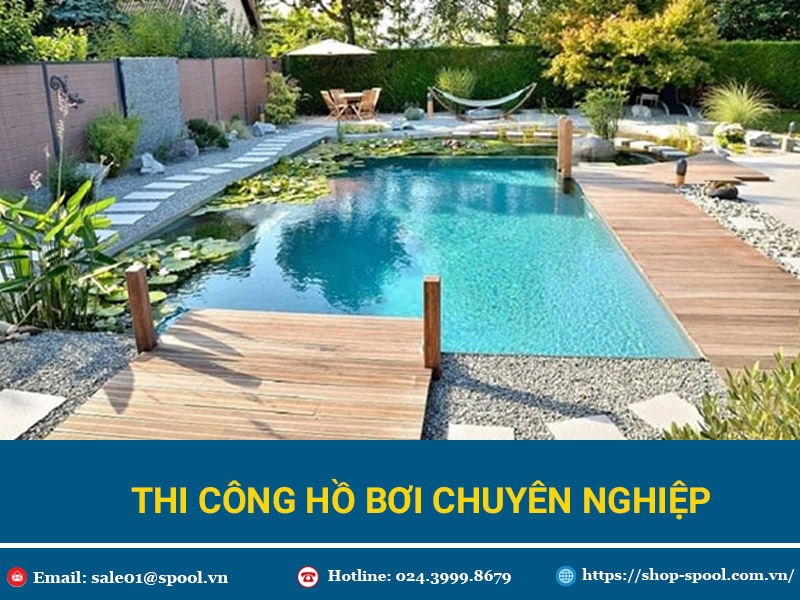 thi công hồ bơi