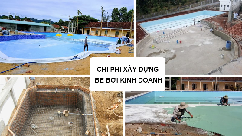 chi phí xây dựng bể bơi kinh doanh