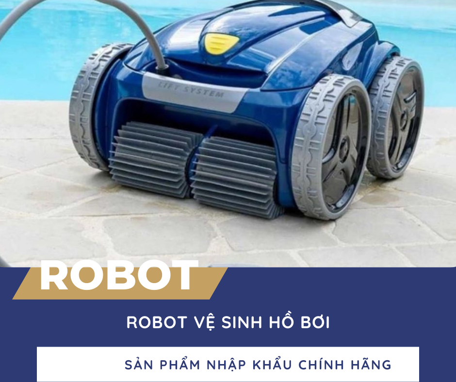 robot vệ sinh hồ bơi