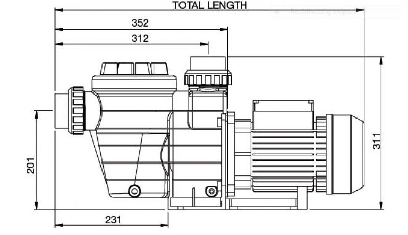máy bơm hồ bơi waterco