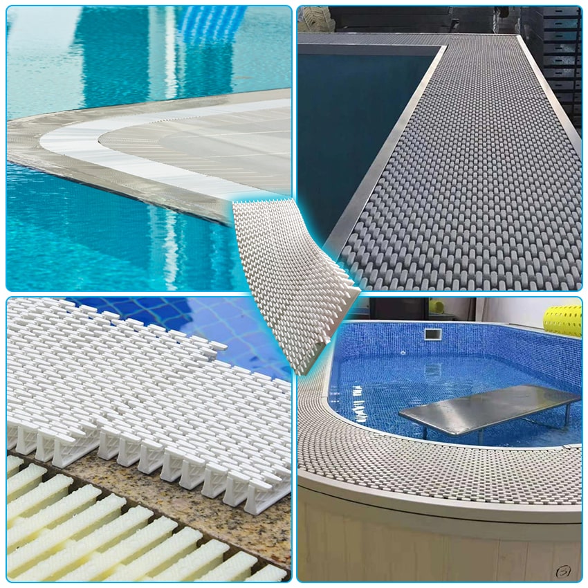 thanh thoát tràn bể bơi