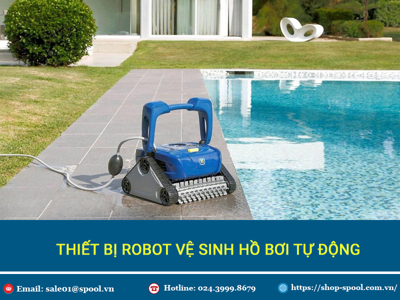 robot bể bơi