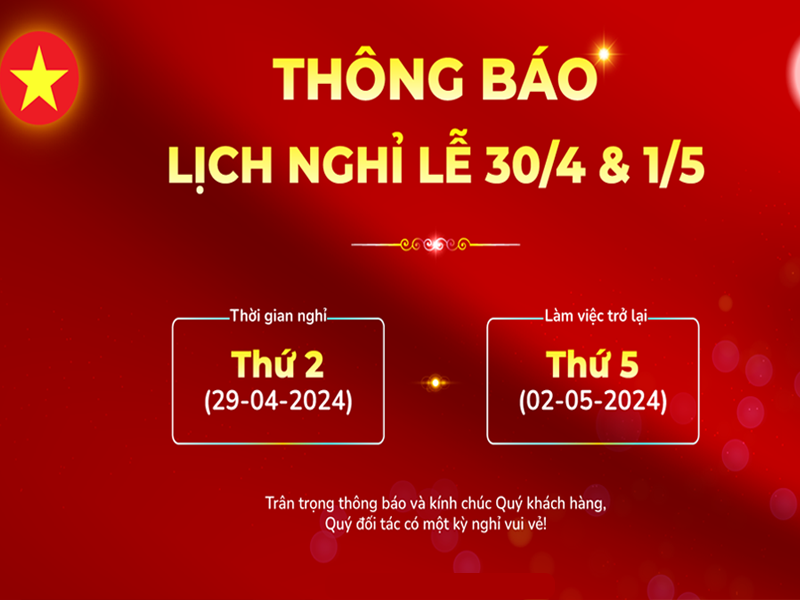 Spool thông báo nghỉ lễ