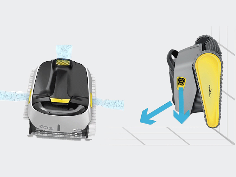 ưu điểm của robot bể bơi