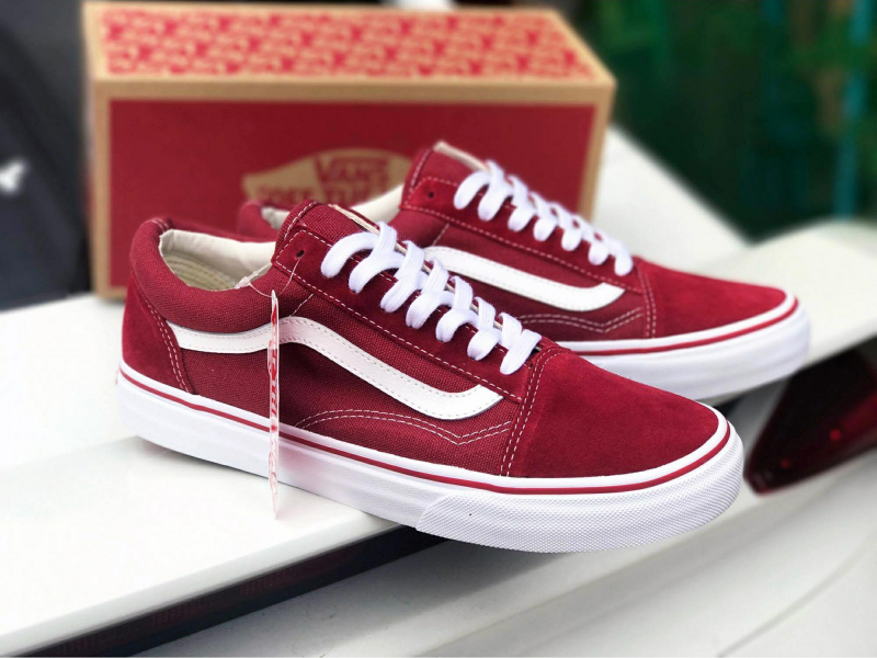 VANS Việt Nam - VANS CLASSIC OLD SKOOL BRICK RED VN000VOKDIC