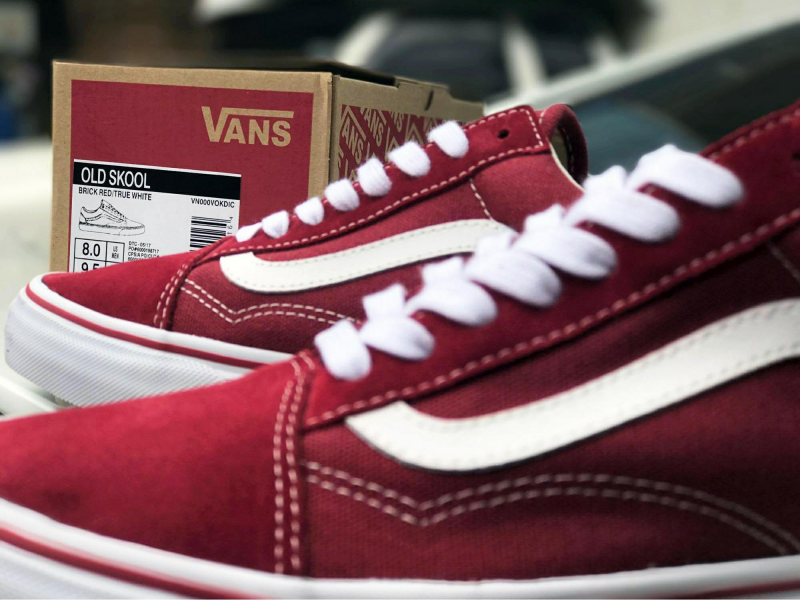 VANS Việt Nam - VANS CLASSIC OLD SKOOL BRICK RED VN000VOKDIC