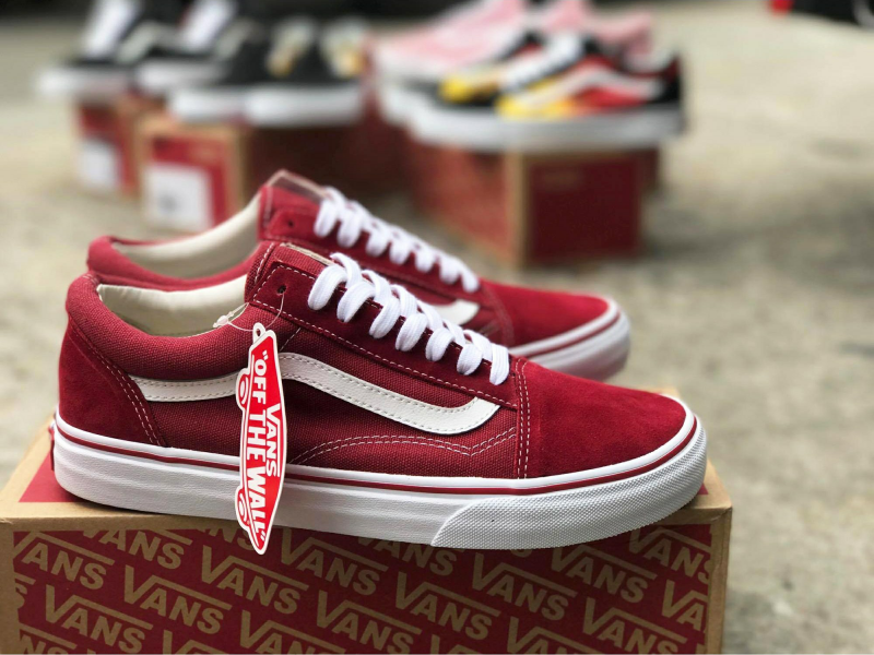 VANS Việt Nam - VANS CLASSIC OLD SKOOL BRICK RED VN000VOKDIC