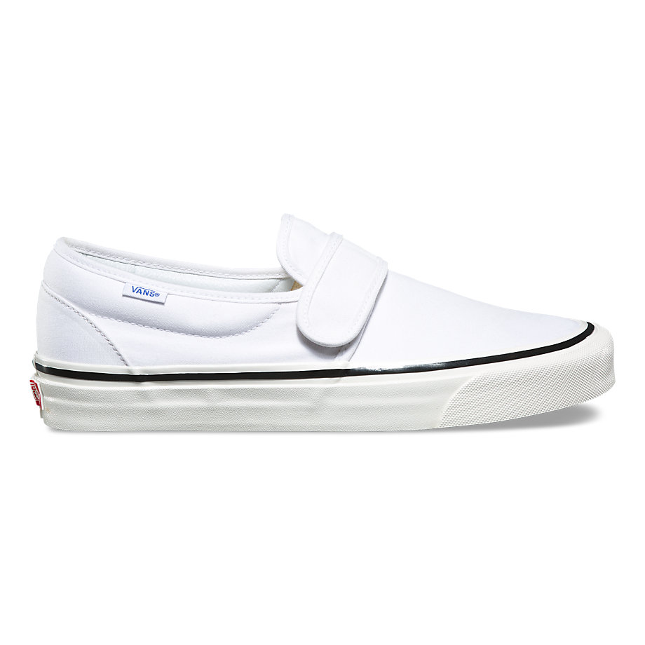 VANS Việt Nam - VANS ANAHEIM FACTORY SLIP-ON 47 V DX WHITE VN0A3MVAR3W