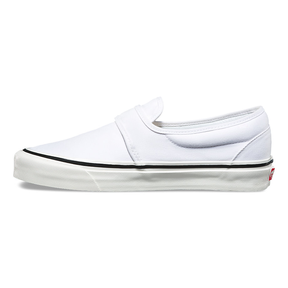 VANS Việt Nam - VANS ANAHEIM FACTORY SLIP-ON 47 V DX WHITE VN0A3MVAR3W