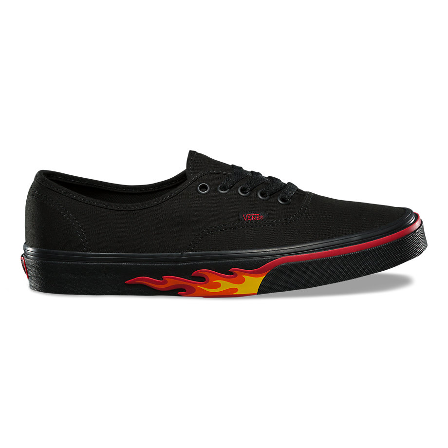 VANS Việt Nam - VANS FLAME WALL AUTHENTIC BLACK/BLACK VN0A38EMQ8Q