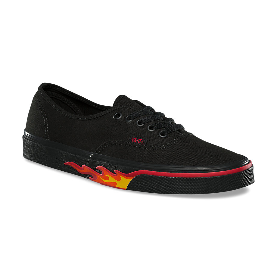 VANS Việt Nam - VANS FLAME WALL AUTHENTIC BLACK/BLACK VN0A38EMQ8Q