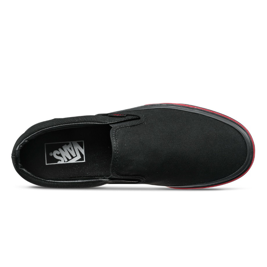 VANS Việt Nam - VANS FLAME WALL SLIP-ON BLACK/BLACK VN0A38F7Q8Q