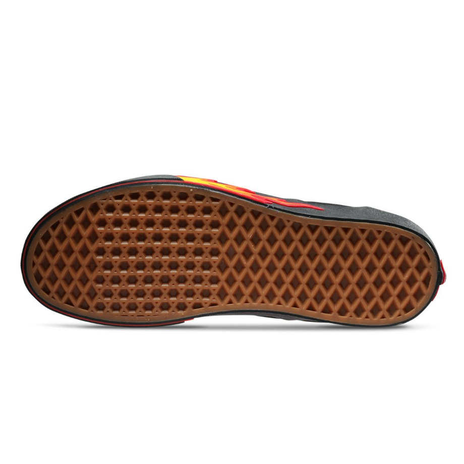 VANS Việt Nam - VANS FLAME WALL SLIP-ON BLACK/BLACK VN0A38F7Q8Q