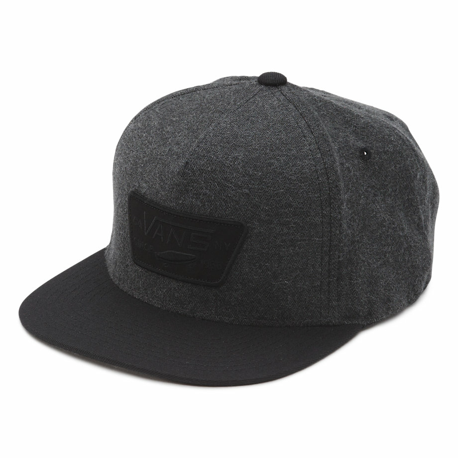 VANS Việt Nam - VANS FULL PATCH SNAPBACK HAT ASPHALT/BLACK VN000QPUO79