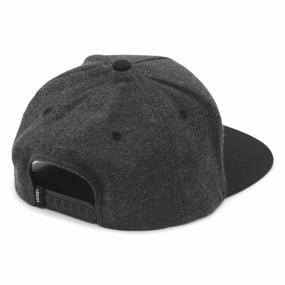 VANS Việt Nam - VANS FULL PATCH SNAPBACK HAT ASPHALT/BLACK VN000QPUO79