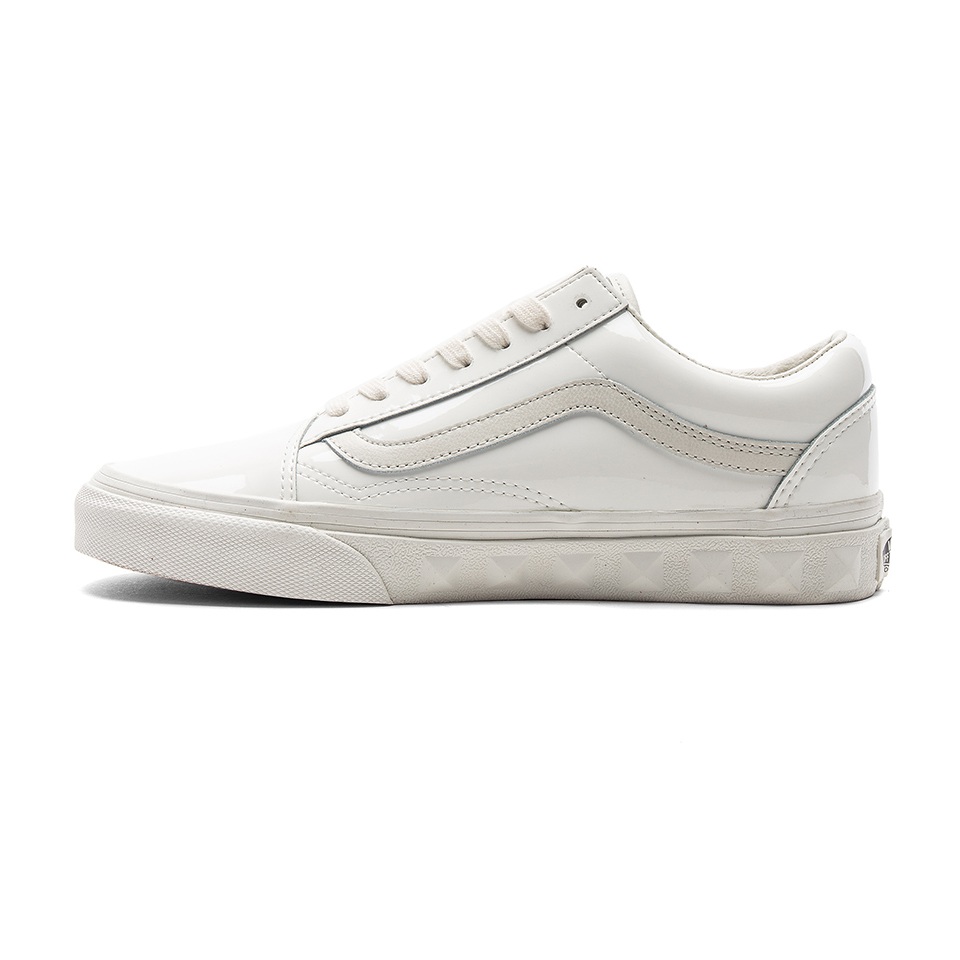VANS Việt Nam - VANS OLD SKOOL STUDS SIDEWALL BLANC VN0A38G1QW0