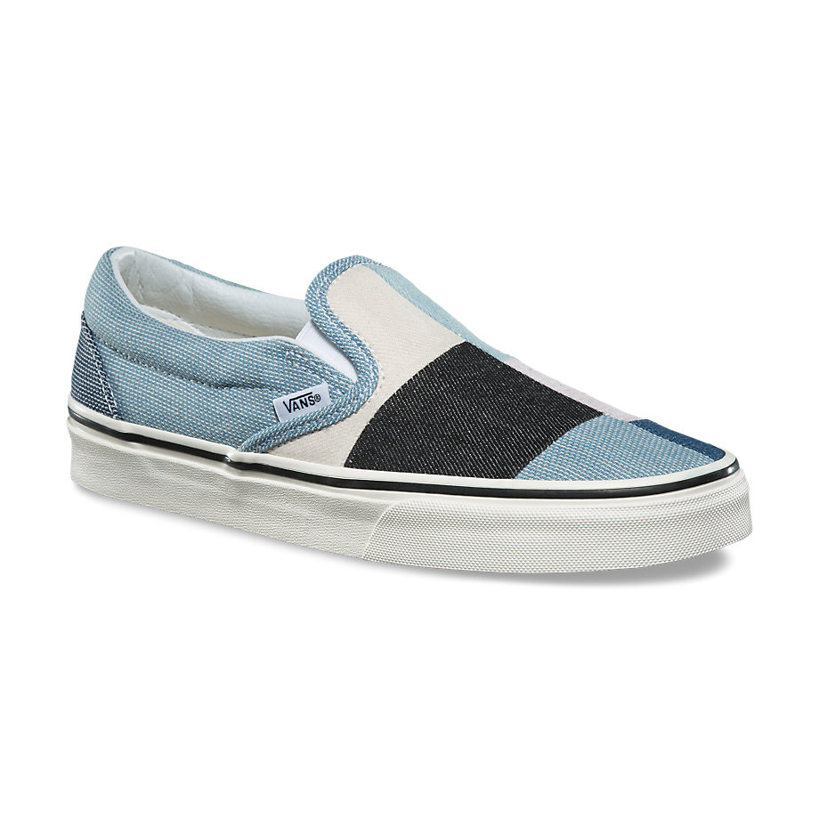 VANS Việt Nam - VANS PATCHWORK CLASSIC SLIP-ON DENIM VN0A38F7Q9H