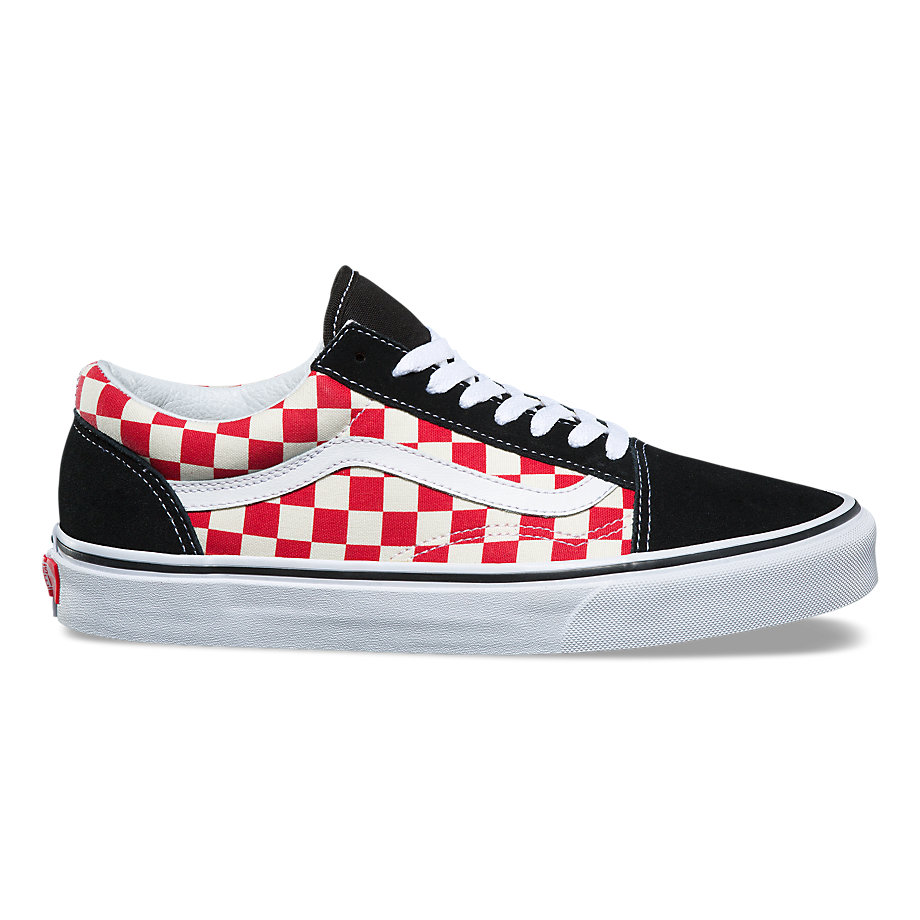 VANS Việt Nam - PRIMARY CHECKERBOARD OLD SKOOL BLACK RED VN0A38G127K