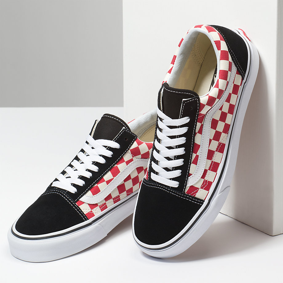 VANS Việt Nam - PRIMARY CHECKERBOARD OLD SKOOL BLACK RED VN0A38G127K