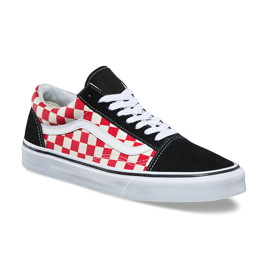 VANS Việt Nam - PRIMARY CHECKERBOARD OLD SKOOL BLACK RED VN0A38G127K