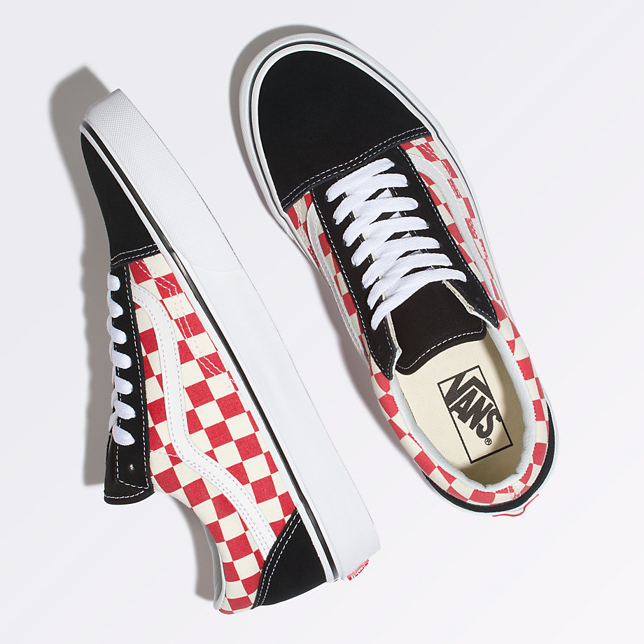 VANS Việt Nam - PRIMARY CHECKERBOARD OLD SKOOL BLACK RED VN0A38G127K