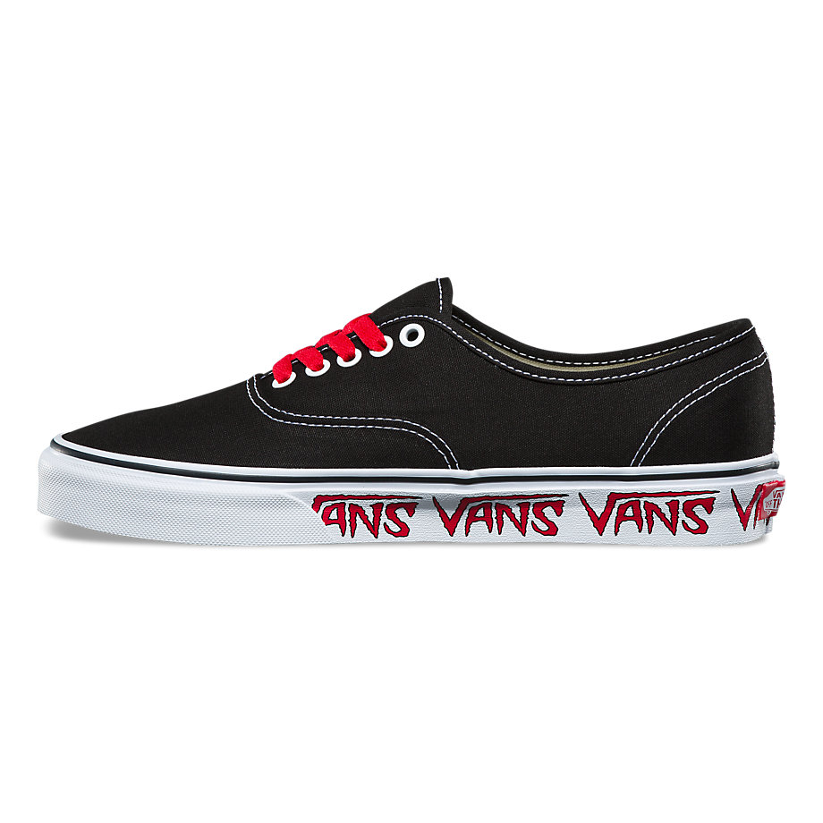 VANS Việt Nam - VANS SKETCH SIDEWALL AUTHENTIC BLACK/RED VN0A38EMQ6D