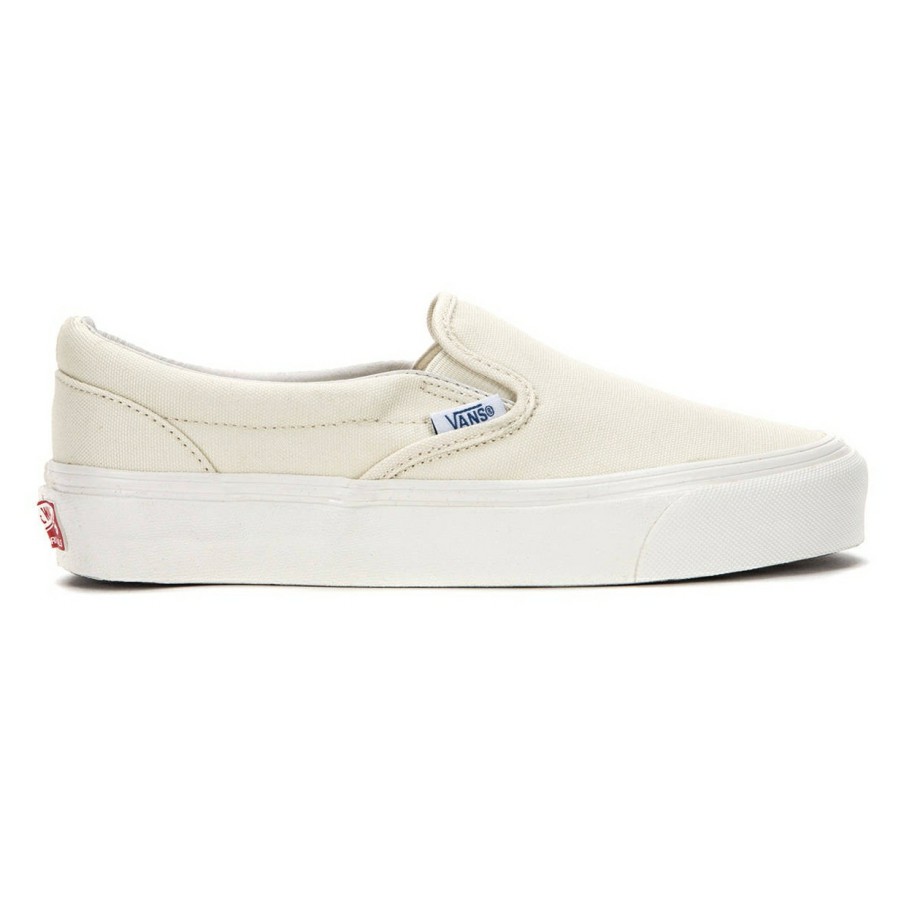 VANS Việt Nam - VANS VAULT OG CLASSIC SLIP-ON LX WHITE VN000UDF0RD
