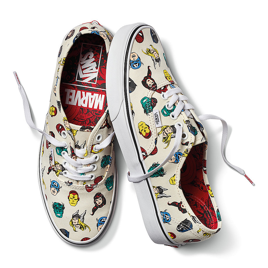 VANS X MARVEL AUTHENTIC MARVEL HEADS MULTI