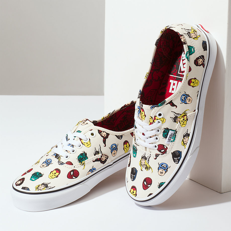 VANS X MARVEL AUTHENTIC MARVEL HEADS MULTI