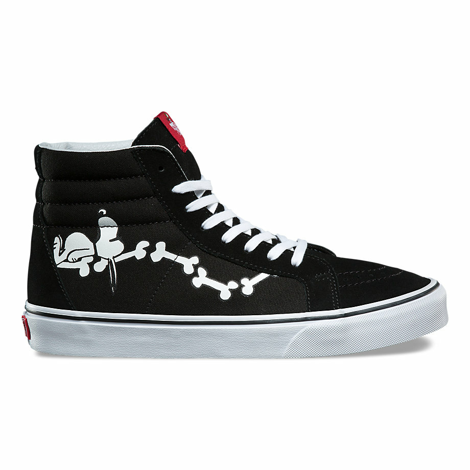 VANS Việt Nam - VANS x PEANUTS SK8-HI SNOOPY BONES/BLACK VN0A2XSBOHL