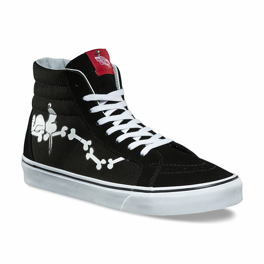 VANS Việt Nam - VANS x PEANUTS SK8-HI SNOOPY BONES/BLACK VN0A2XSBOHL