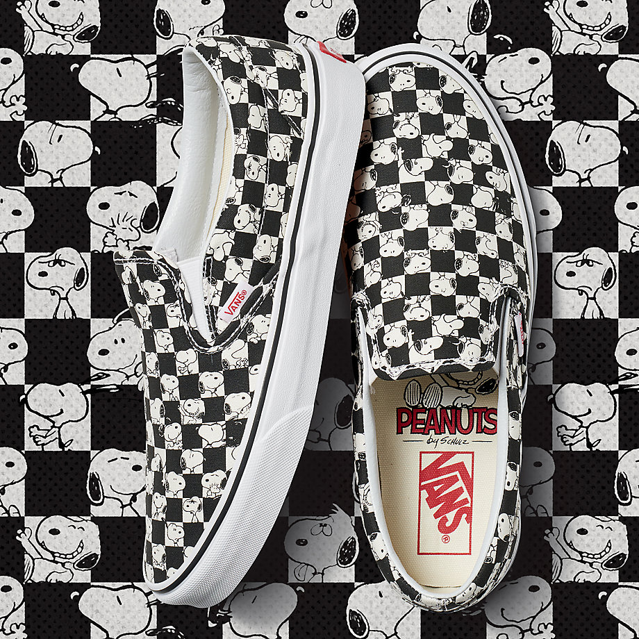 VANS Việt Nam - VANS x PEANUTS SLIP-ON SNOOPY/CHECKERBOARD VN0A38F7QQO