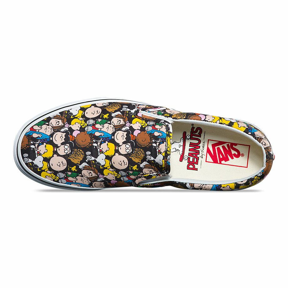 VANS Việt Nam - VANS x PEANUTS SLIP-ON THE GANG/BLACK VN0A38F7OQX