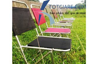 ghế inox vải dù