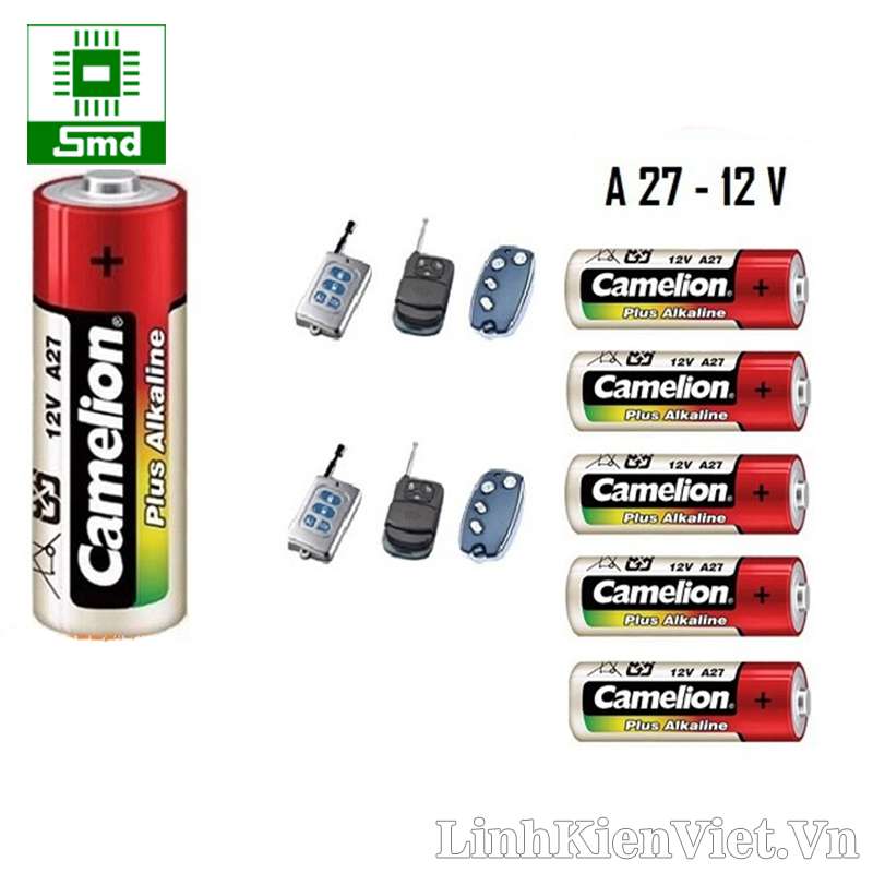 Pin Camelion Alkaline 12V A27 – Linh kiện điện tử SMD