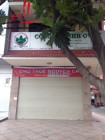 nhà mặt tiền đường cộng hòa