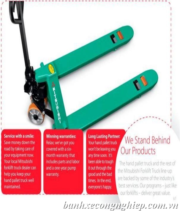 Xe nâng tay Mitsulift_Chất lượng cao giá thành hợp lý