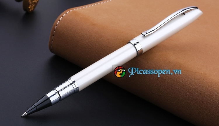 Bút dạ bi cao cấp Picasso 83 màu trắng