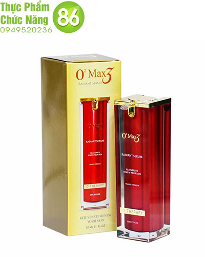 Serum O2max3 - DưỡngTrắng Da, Hỗ Trợ Trừ Mụn, Nám Tàn Nhang