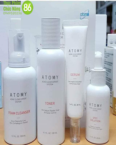 BỘ SẢN PHẨM MỚI TRỊ MỤN ATOMY ACNE CLEAR EXPERT SYSTEM HÀN QUỐC