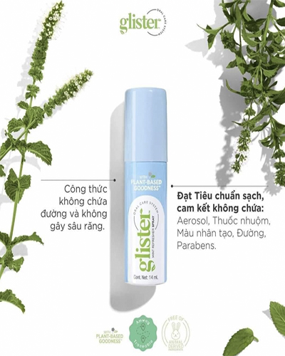 Xịt miệng amway glister, xịt thơm miệng amway chính hãng giá rẻ