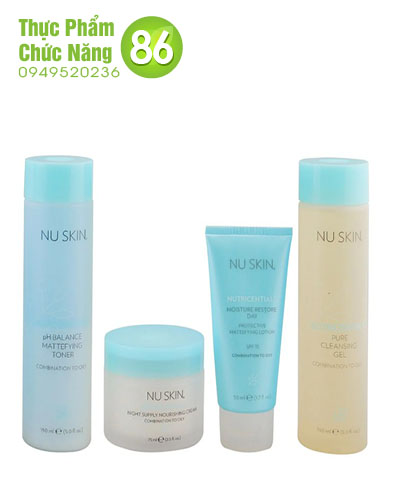 [Mẫu mới] Bộ mỹ phẩm Nutricentials dành cho da dầu và da hỗ hợp của Nuskin