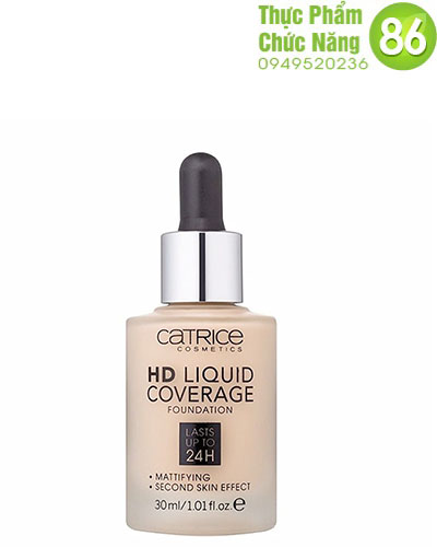 Kem nền Catrice HD Liquid Coverage Foundation 24h