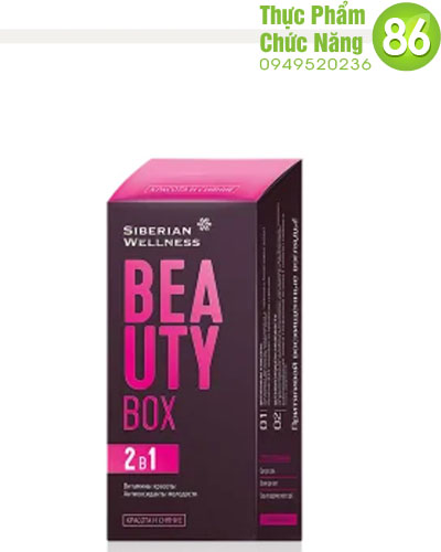 Viên uống Beauty Box Siberi Nga - Da trắng hồng, cân bằng nội tiết tố