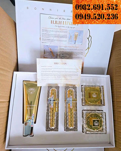 Bộ Mỹ Phẩm HBH Luxury - Dưỡng trắng, đặc trị Nám Tàn nhang Hiệu Quả