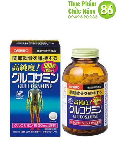 Viên Uống Bổ xương khớp Glucosamin Orihiro 950v Nhật Bản