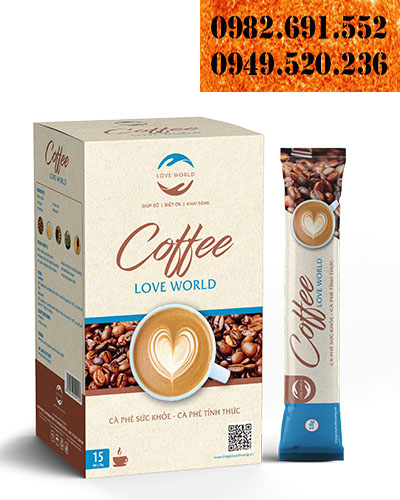 Cafe love world - Giảm cân An toàn , tăng cường sức khỏe hộp 15 gói