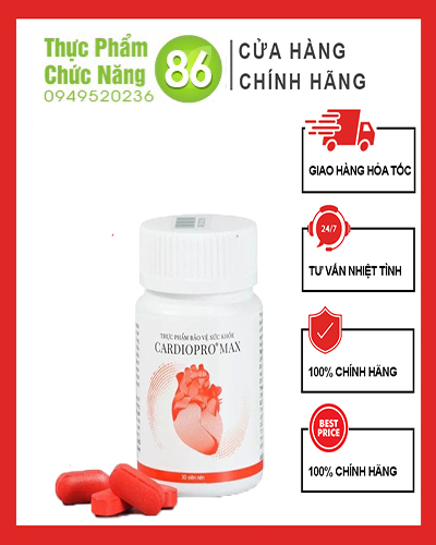 Cardiopro Max– Chăm sóc từng nhịp đập trái tim