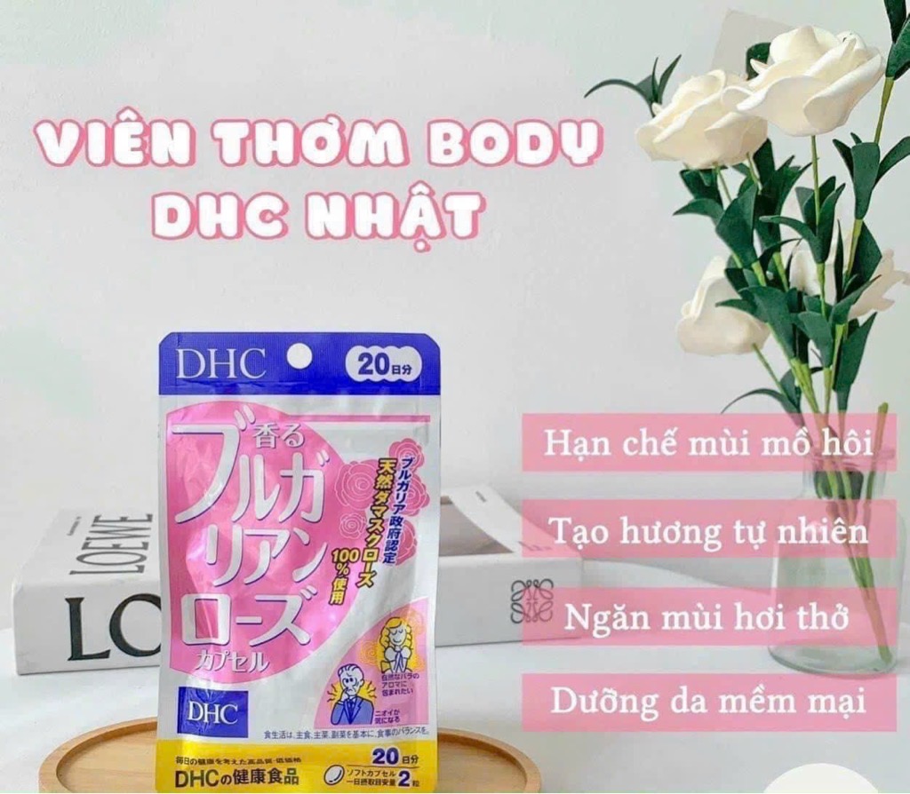 Viên uống thơm Body DHC Nhật Bản