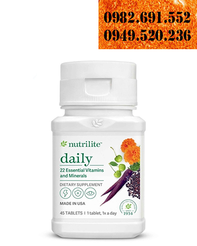 Thực Phẩm Bổ Sung vitamin và khoáng chất hàng Ngày Nutrilite Amway ( Daily ) chính hãng